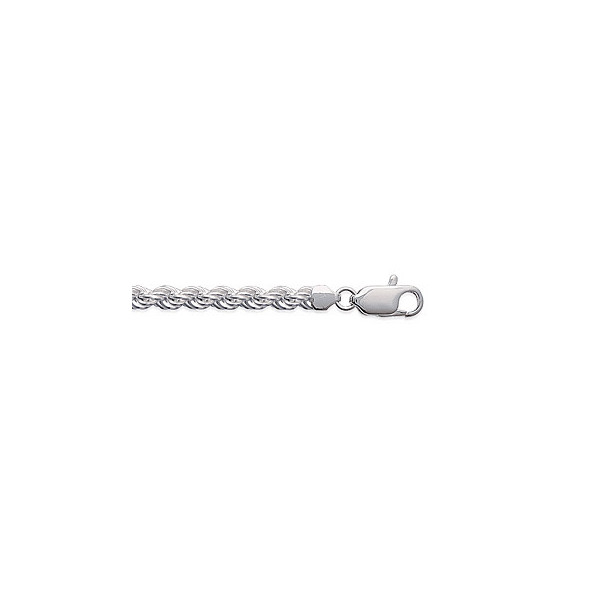 COLLIER ARGENT RHODIE M-CORDE TORSAD COLLIER ARGENT RHODIE M-CORDE TORSAD