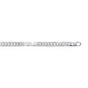 Gourmette homme argent maille 10mm