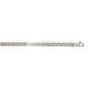 Identite argent maille gourmette vieillie 8mm. gravure offerte !