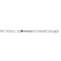 Gourmette homme argent maille figaro 1+3 - 7mm gravure offerte !