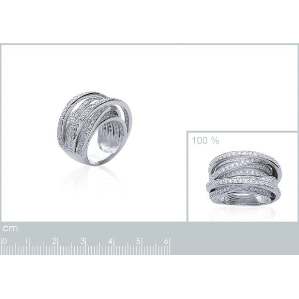 BAGUE ARGENT OZ