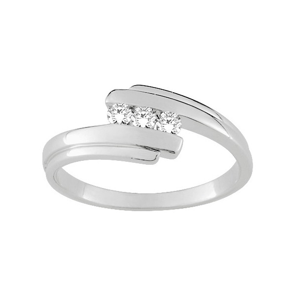 Bague argent trilogie