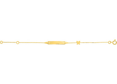 Gourmette bébé Or Jaune 750 14cm