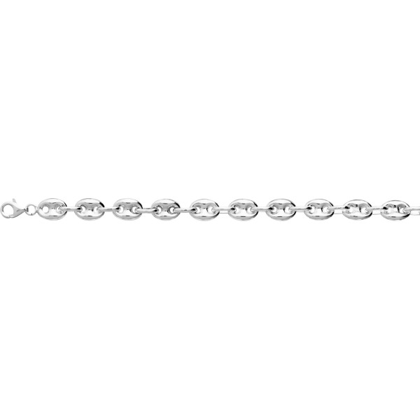 Bracelet grains de café argent