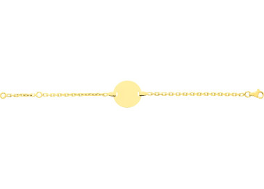 Gourmette bébé Or Jaune 375