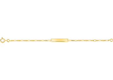 Gourmette bébé Or Jaune 375 13cm