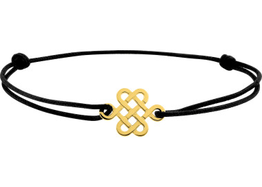 Bracelet cordon Or Jaune 375