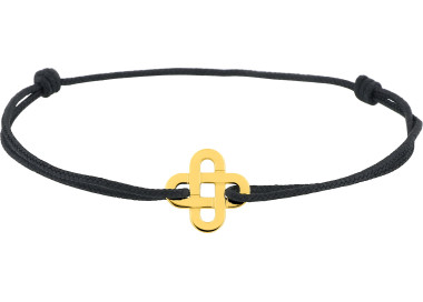 Bracelet cordon Or Jaune 375