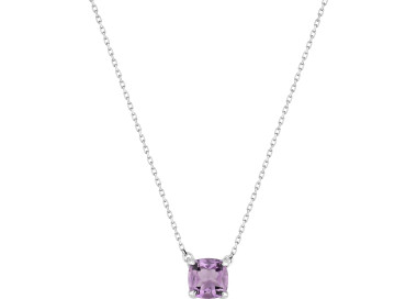 Collier améthyste Or Blanc 375