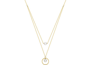 Collier perle de culture d'eau douce Or Jaune 375