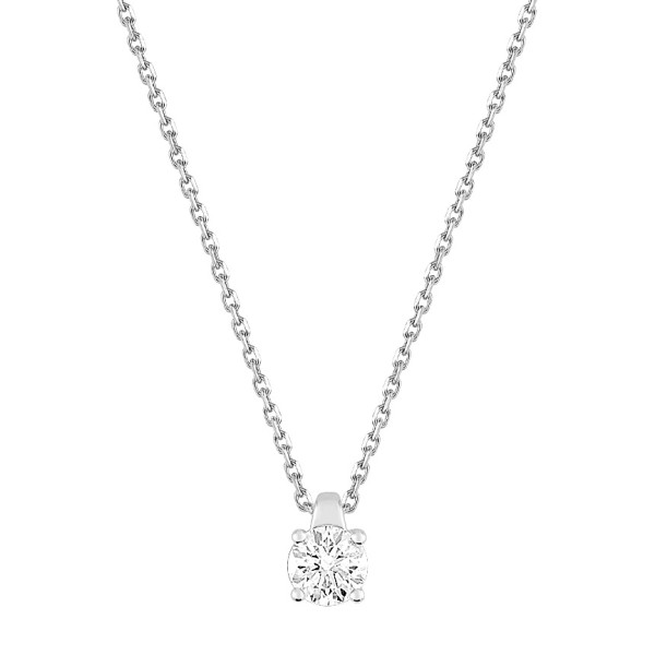 Collier diamant 0.50 Or...