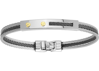 Bracelet vis Or Jaune 750 acier