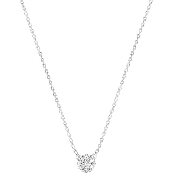 Collier diamant 0.15ct Or...