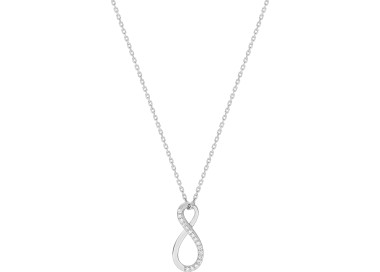 Collier diamant 0.05ct 42cm