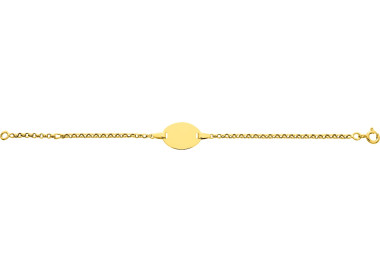Gourmette bébé Or Jaune 750
