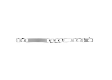 Gourmette homme argent 925 rhodié