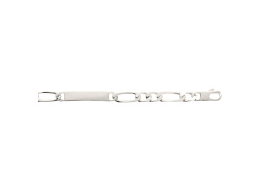 Gourmette homme argent 925 rhodié