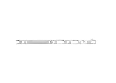 Gourmette homme argent 925 rhodié