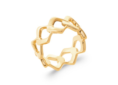 Bague plaqué Or 750