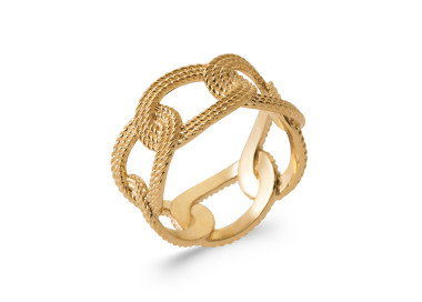 Bague plaqué Or 750