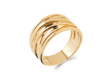 Bague plaqué Or 750