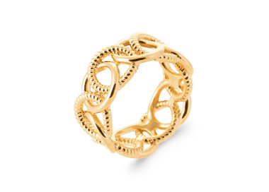Bague plaqué Or 750