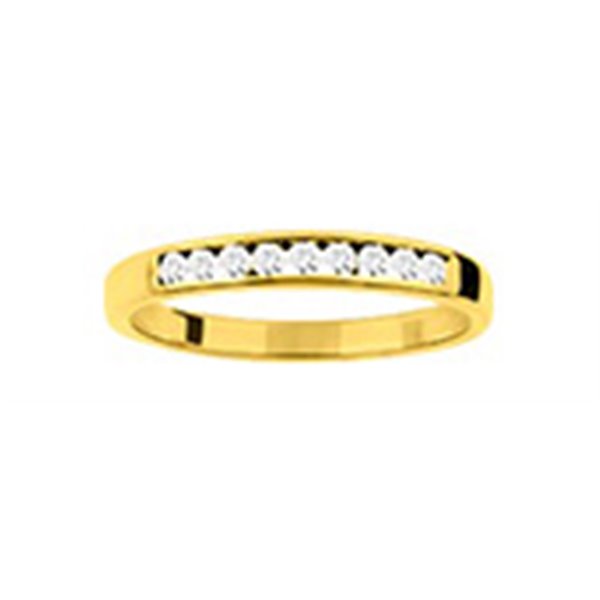 Bague oxyde(s) de zirconium Or Jaune 750