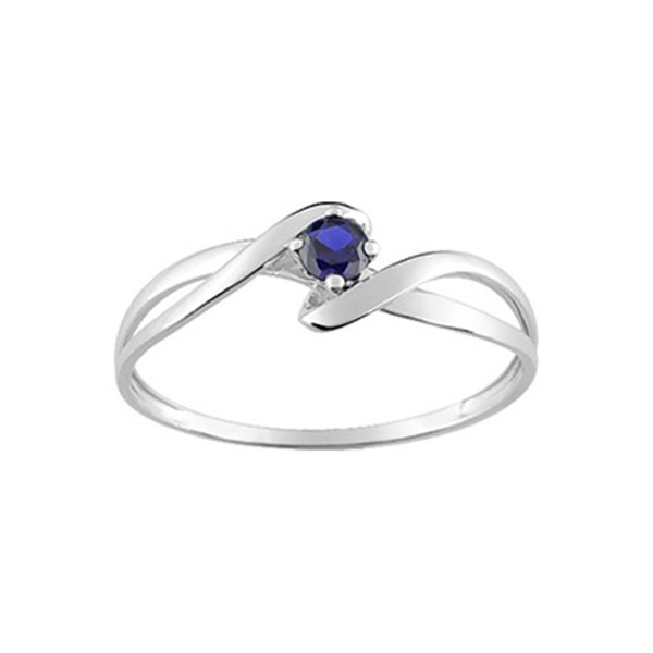 Bague saphir Or Blanc 750 Bague saphir Or Blanc 750