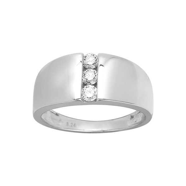 Bague diamant 0.24ct Or Blanc 750