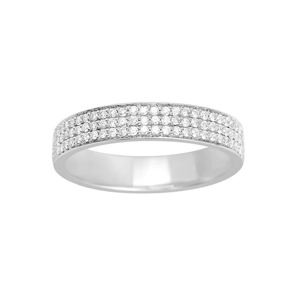 Bague diamant 0.38ct Or Blanc 750