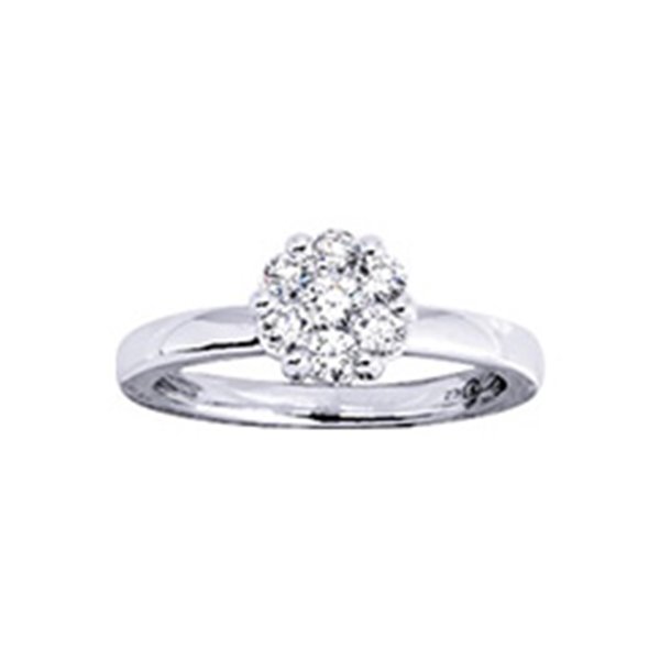 Bague diamant 0.50ct Or Blanc 750