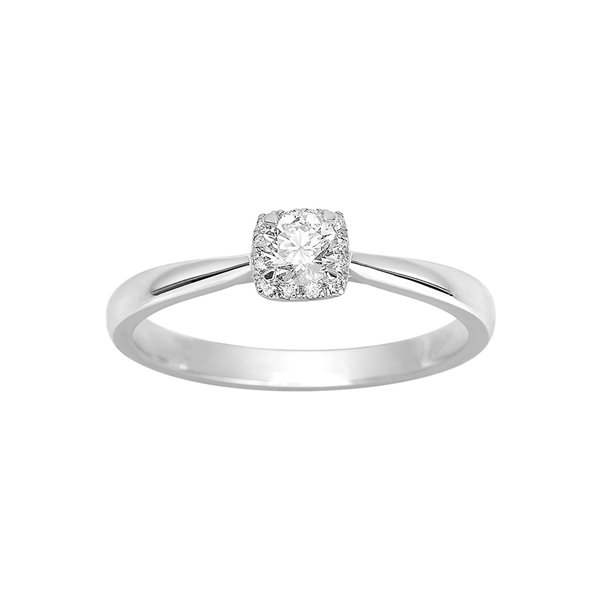Bague diamant 0.30ct Or Blanc 750