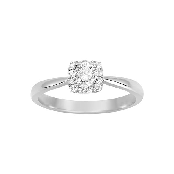 Bague diamant 0.50ct Or Blanc 750