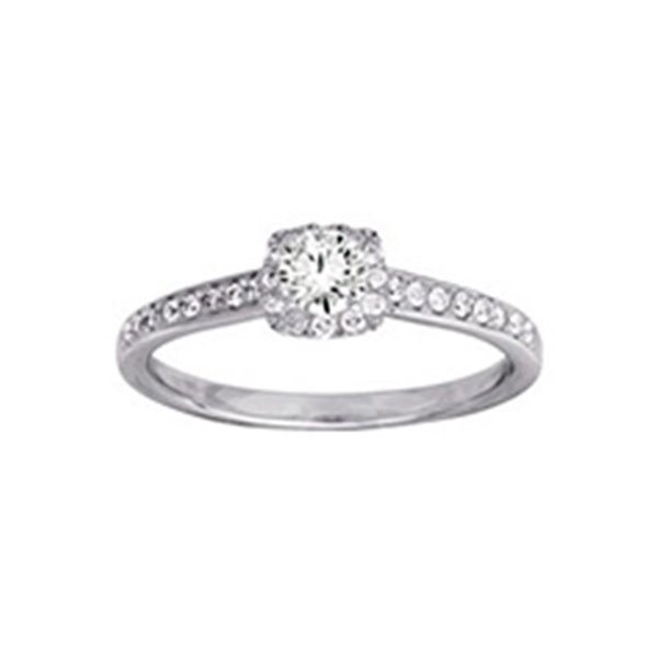 Bague diamant 0.50ct Or Blanc 750