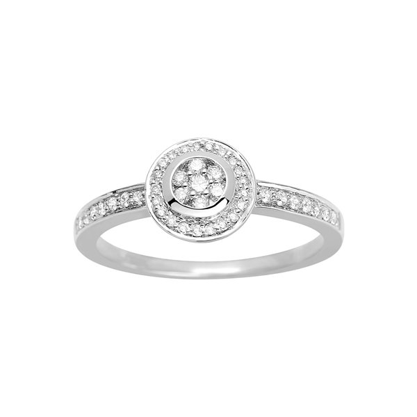 Bague diamant 0.25ct Or Blanc 750