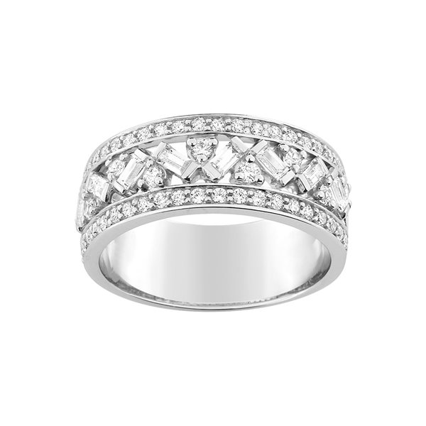 Bague diamant 0.85ct Or Blanc 750