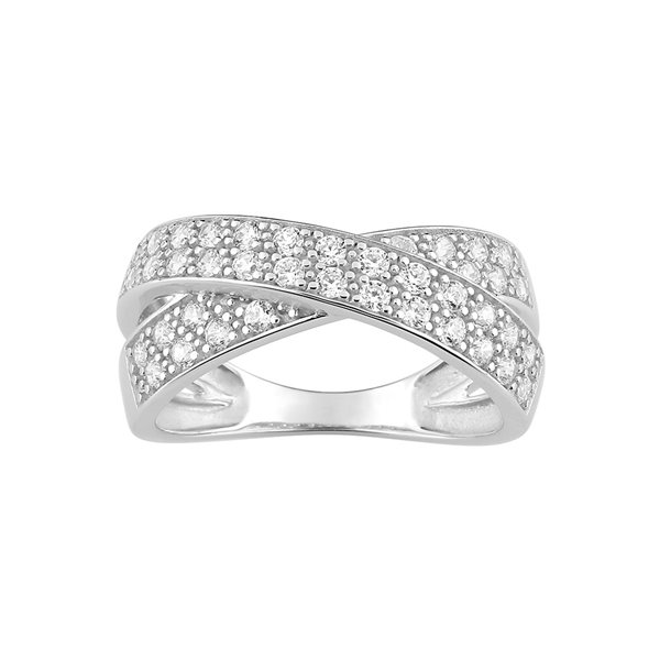 Bague diamant 0.76ct Or Blanc 750