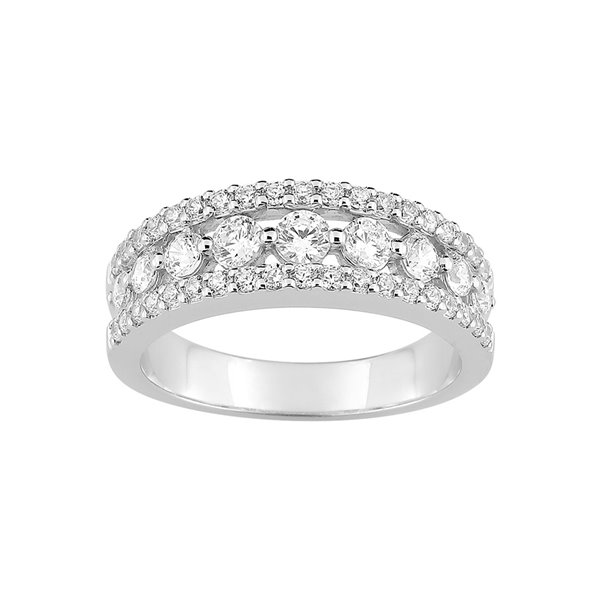 Bague diamant 1.00ct Or Blanc 750