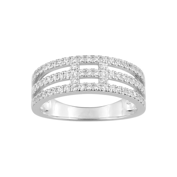 Bague diamant 0.40ct Or Blanc 750
