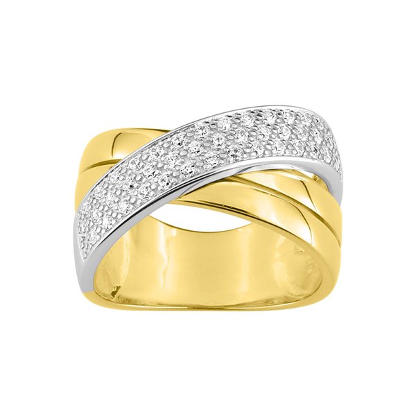 Bague diamant 0.30ct Or Jaune et blanc Or 750
