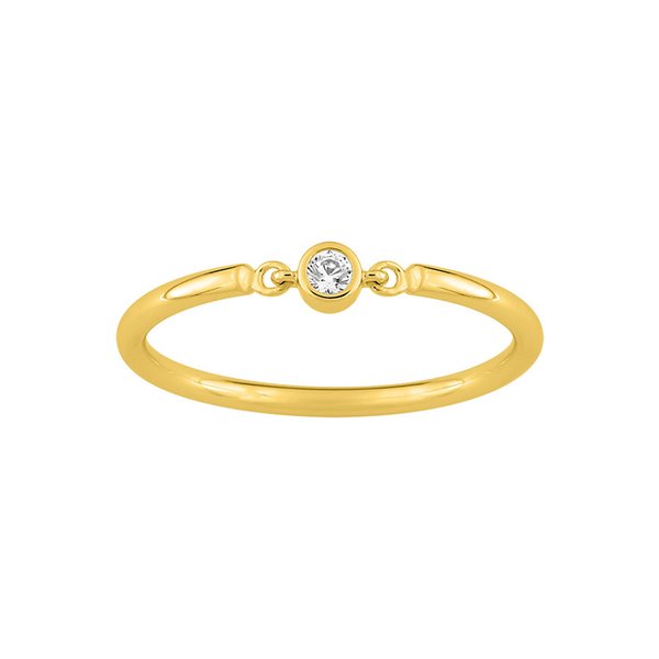 Bague diamant 0.05ct Or Jaune 750