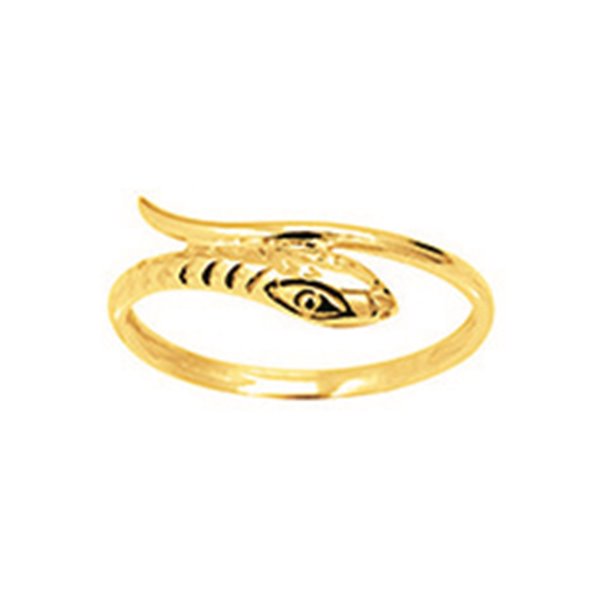 Bague serpent Or Jaune 750