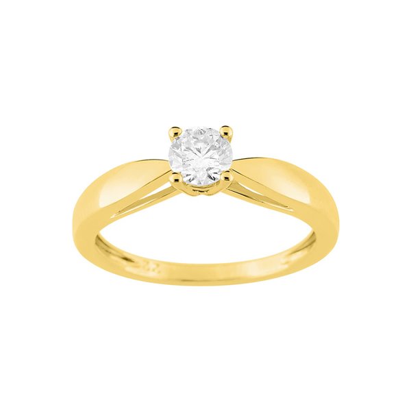 Bague diamant 0.40 Or Jaune 750