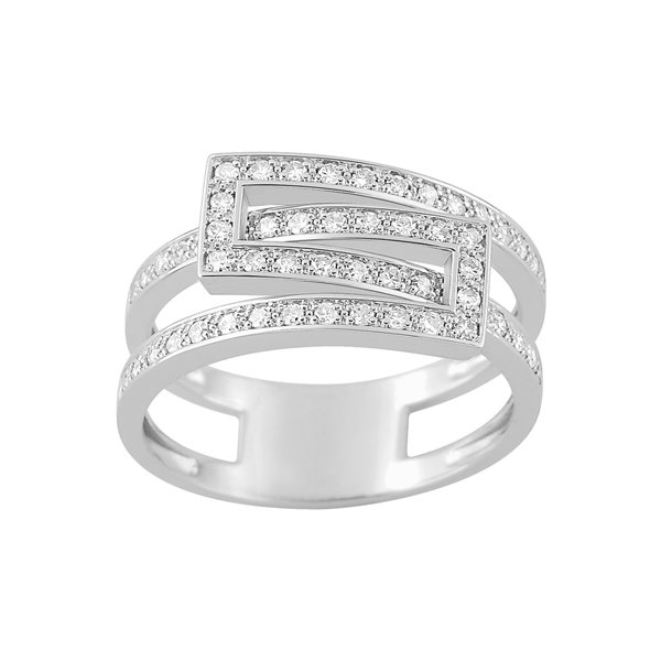 Bague diamant 0.27 Or Blanc 750