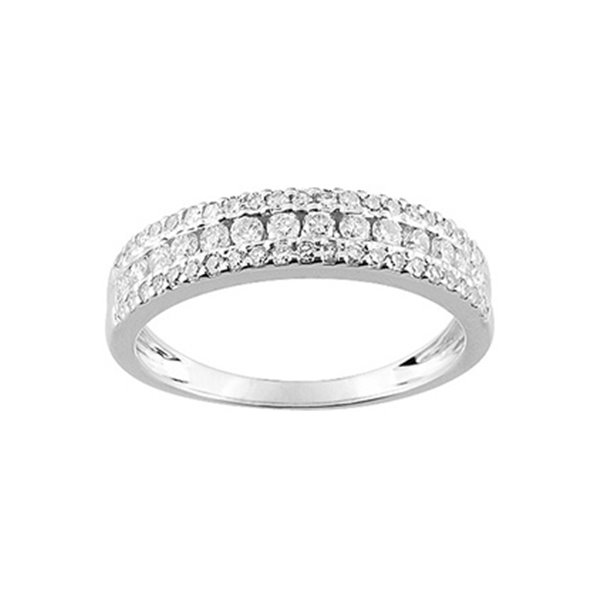 Bague diamant 0.49ct Or Blanc 750