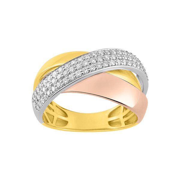 Bague diamant 0.53 G+J+R Or 750