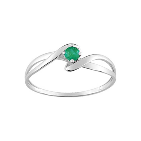 Bague émeraude Or Blanc 375 Bague émeraude Or Blanc 375