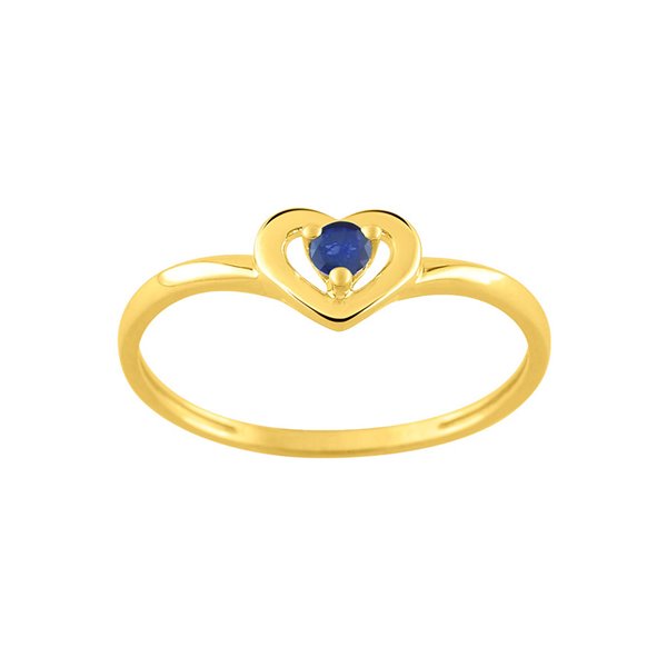 Bague saphir Or Jaune 375