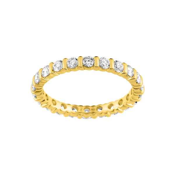 Alliance tour-complet diamant 1.10ct Or Jaune 750