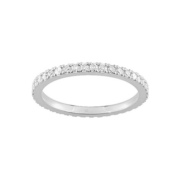 Alliance Rêve diamants 0.52ct en Or Blanc 750